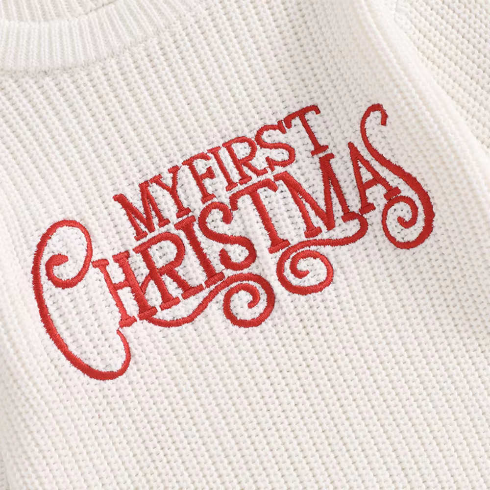 Newborn Baby Christmas Sweater Romper – Oversized Knitted Outfit for Boys & Girls (0–12 Months)