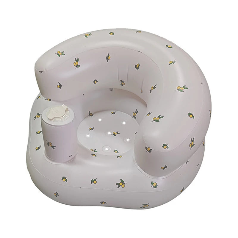 Inflatable Baby Seat Sofa Bathroom Stool Baby Resting Armchair Baby Feeding Dining Chair Learning Sitting Seats