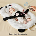 Portable Baby Sleeping Nest Lounger Cartoon Pattable Pacify Hand for Bedroom or Travel Easy to Clean and Maintain XX9F