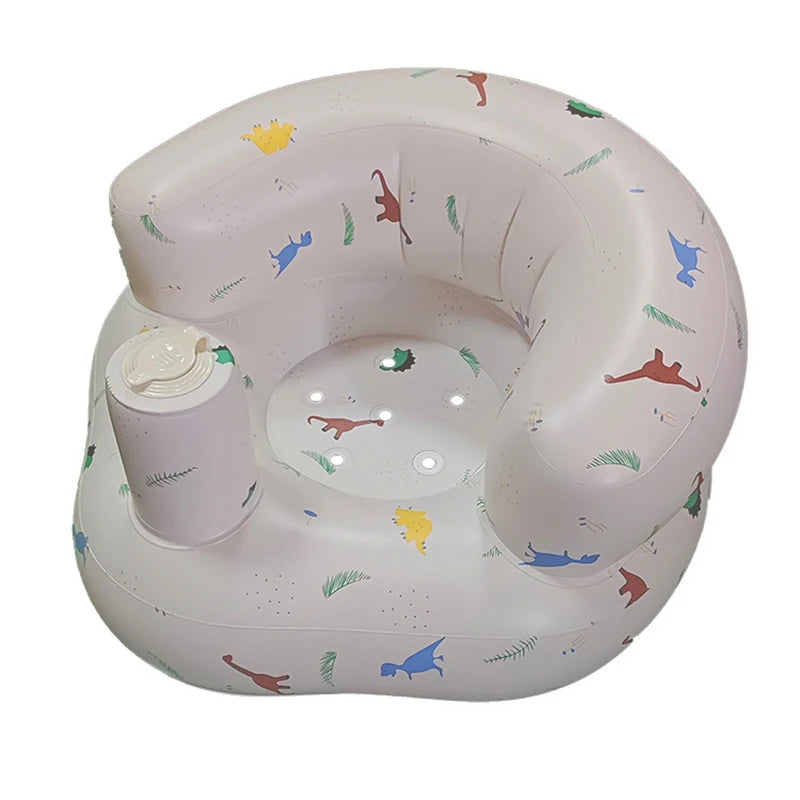 Inflatable Baby Seat Sofa Bathroom Stool Baby Resting Armchair Baby Feeding Dining Chair Learning Sitting Seats