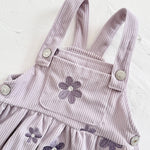Baby Girl Denim Embroidered Dress – Floral Strap Skirt One-Piece Summer Outfit (1–2 Years)