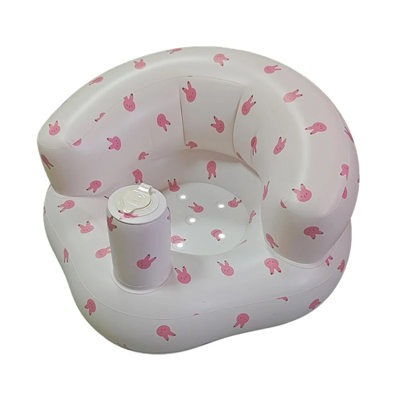 Inflatable Baby Seat Sofa Bathroom Stool Baby Resting Armchair Baby Feeding Dining Chair Learning Sitting Seats