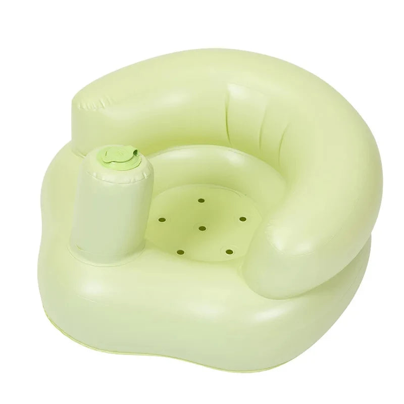 Inflatable Baby Seat Sofa Bathroom Stool Baby Resting Armchair Baby Feeding Dining Chair Learning Sitting Seats