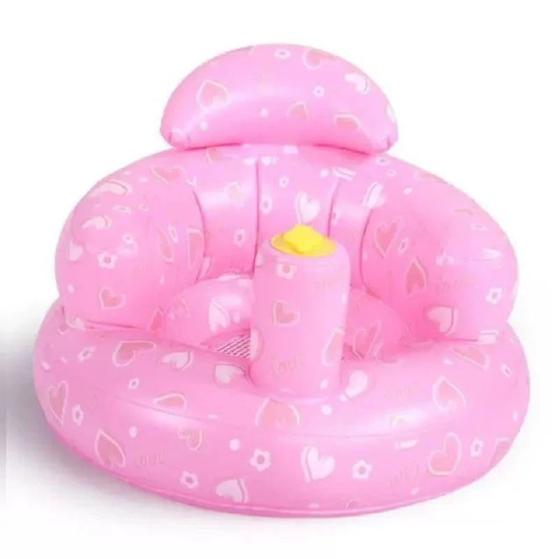 Inflatable Baby Seat Sofa Bathroom Stool Baby Resting Armchair Baby Feeding Dining Chair Learning Sitting Seats