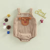 Christmas Baby Romper – Corduroy Deer & Santa Jumpsuit | Unisex Infant Holiday Outfit (0–18M)