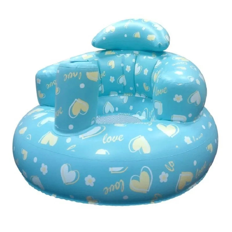 Inflatable Baby Seat Sofa Bathroom Stool Baby Resting Armchair Baby Feeding Dining Chair Learning Sitting Seats
