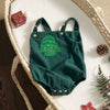 Christmas Baby Romper – Corduroy Deer & Santa Jumpsuit | Unisex Infant Holiday Outfit (0–18M)