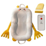 Portable Baby Sleeping Nest Lounger Cartoon Pattable Pacify Hand for Bedroom or Travel Easy to Clean and Maintain XX9F