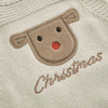 Christmas Baby Romper – Sleeveless Knit Overall with Santa & Tree Embroidery | Unisex Newborn to 18M