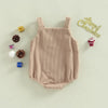 Christmas Baby Romper – Corduroy Deer & Santa Jumpsuit | Unisex Infant Holiday Outfit (0–18M)
