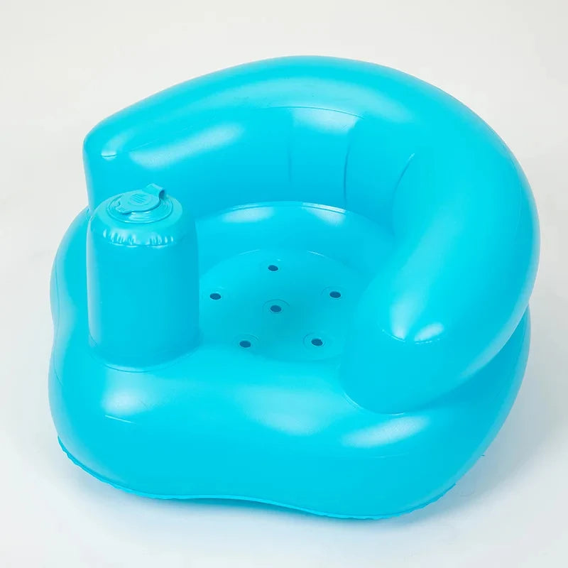 Inflatable Baby Seat Sofa Bathroom Stool Baby Resting Armchair Baby Feeding Dining Chair Learning Sitting Seats