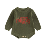 Newborn Baby Christmas Sweater Romper – Oversized Knitted Outfit for Boys & Girls (0–12 Months)