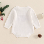 Newborn Baby Christmas Sweater Romper – Oversized Knitted Outfit for Boys & Girls (0–12 Months)