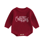 Newborn Baby Christmas Sweater Romper – Oversized Knitted Outfit for Boys & Girls (0–12 Months)