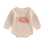 Newborn Baby Christmas Sweater Romper – Oversized Knitted Outfit for Boys & Girls (0–12 Months)