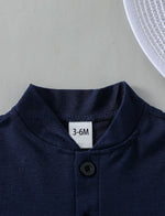 2PCS Infant Baby Boy Clothes Set White Short Sleeves T-shirt ShortsSummer Daily Casual Outfit for Toddler Suits