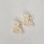 Floral Jacquard Knit Baby Set – 4PCS Autumn & Winter Outfit with Coat, Pants, Hat & Socks (1–3 Years)