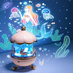 Kids Star Projector Night Light with 12 Films, Bluetooth Music and Rechargeable LED Lamp