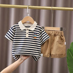 DIIMUU Baby Boys Clothing Sets T-shirt + Shorts Kids Girl Outfits Suits Children Summer Wear Infant Toddler Tee Shirts + Pants
