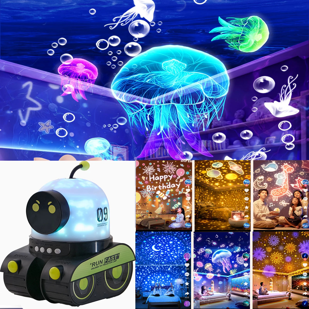 Car-Shaped Night Light USB Rechargeable Table Lamp with 3 Colour Modes for Bedroom or Desk