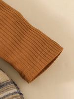 Baby Gilrs Long Sleeve Autumn/Winter Plaid With Bow Honey Jumpsuit For Newborn-18M Vacation Wear +Headband