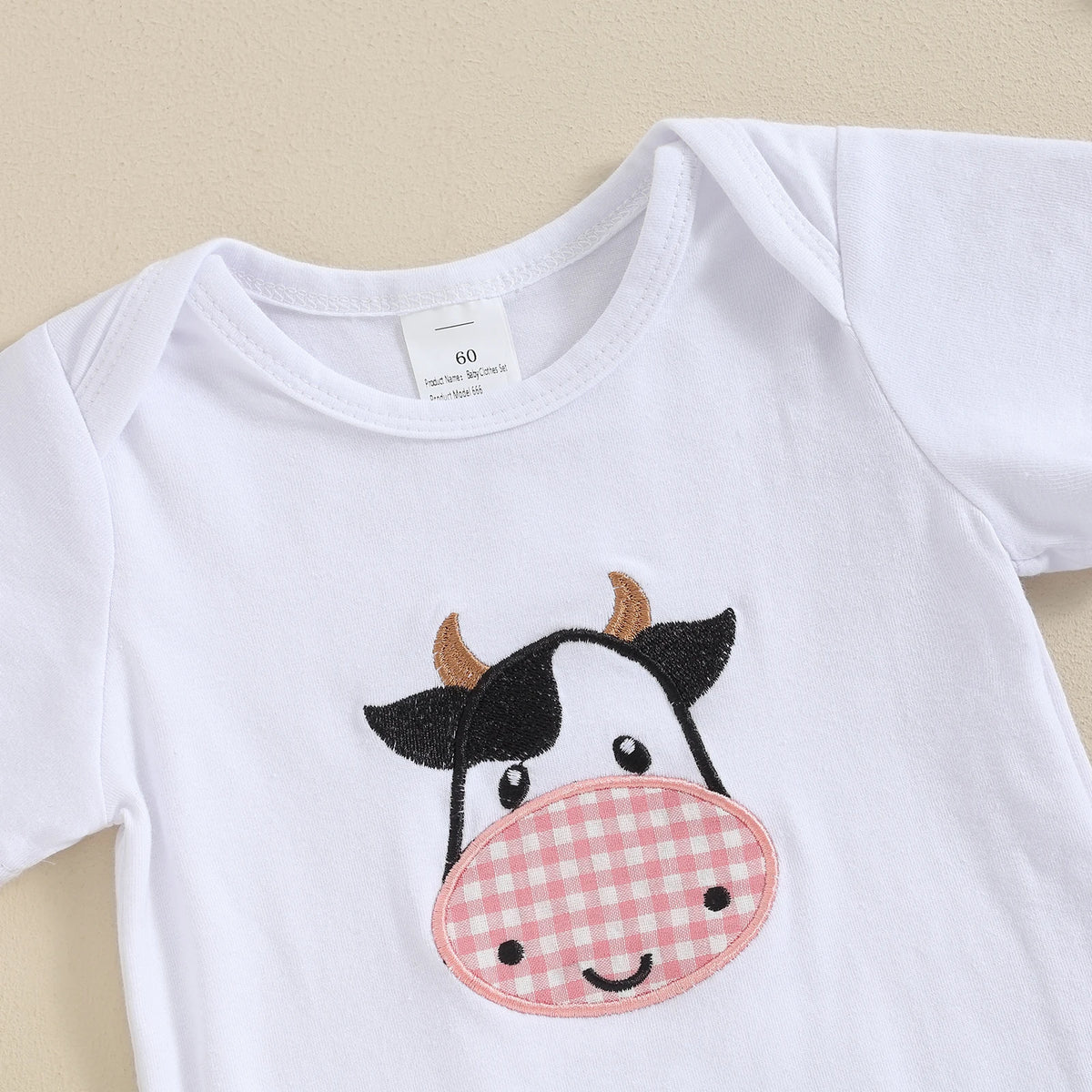 Citgeett Summer Infant Baby Boys Girls Outfits Short Sleeve Romper + Plaid Shorts + Headband Set Casual Clothes
