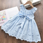 Bear Leader Girls Elegant Dresses 2023 New Summer Kids Party Costumes Girl Floral Princess Outfits Children Vestidos Clothing