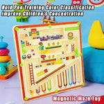 Montessori Magnetic Maze Puzzle Toy for Kids Ages 3–6 – Hand-Eye Coordination and Learning