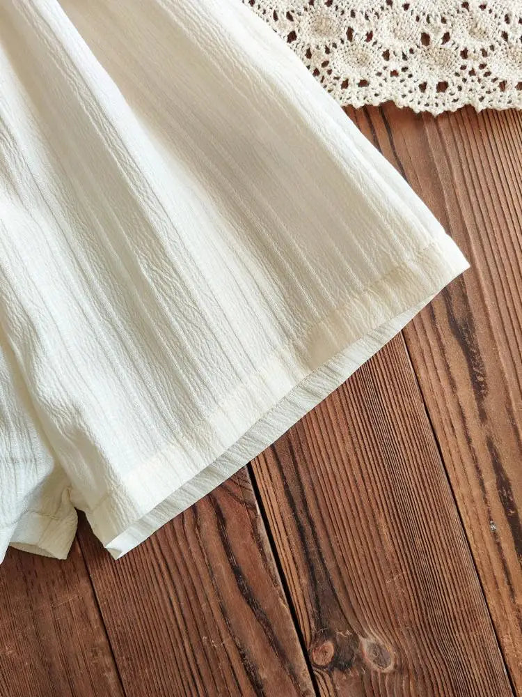 Summer Girls Romper Casual Daily Style Retro Colorful Floral Pattern Comfort Halter Sleeveless Romper Shorts Children's Clothing