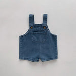 2024 Summer Baby Clothing Set Toddler Girls Clothes Suit Infant Tee and Denim OverallBoys Outfit