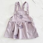 Baby Girl Denim Embroidered Dress – Floral Strap Skirt One-Piece Summer Outfit (1–2 Years)