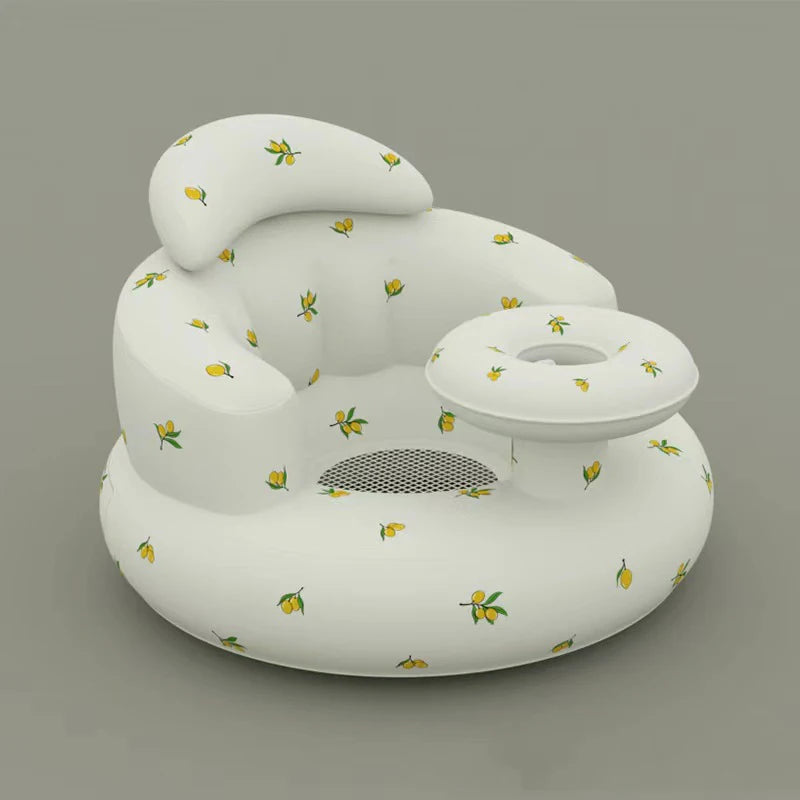 Inflatable Baby Seat Sofa Bathroom Stool Baby Resting Armchair Baby Feeding Dining Chair Learning Sitting Seats