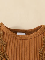 Baby Gilrs Long Sleeve Autumn/Winter Plaid With Bow Honey Jumpsuit For Newborn-18M Vacation Wear +Headband