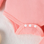 4PCS Summer 0-1 Year Old Cute Fashion Trend Comfortable Soft Baby Heeeoim New Here Cratered Striped Printed Long Sleeve Set